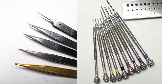 時計工具の紹介と使用例 | イトウ 時計・メガネ・宝石