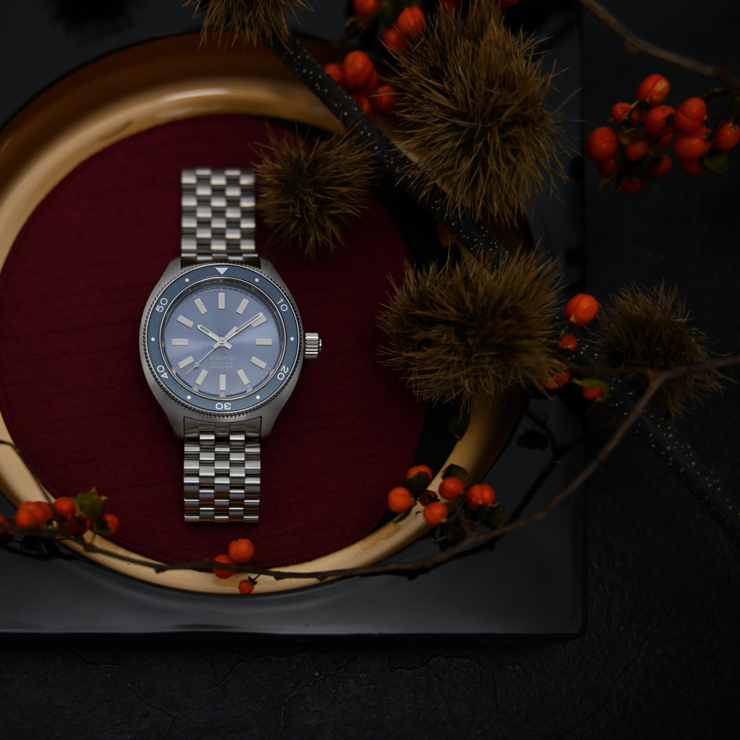 FUKUSHIMA WATCH mirco TYPE-03 舛花色（Masuhanairo） サファイア