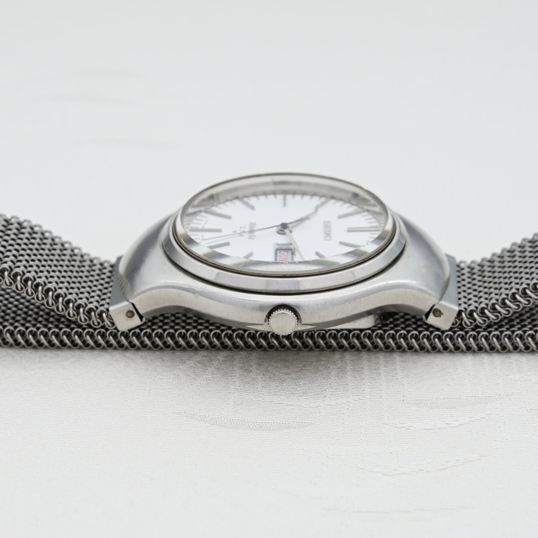 セイコー 38クォーツ V.F.A ホワイトダイヤル Seiko 38 Quartz V.F.A