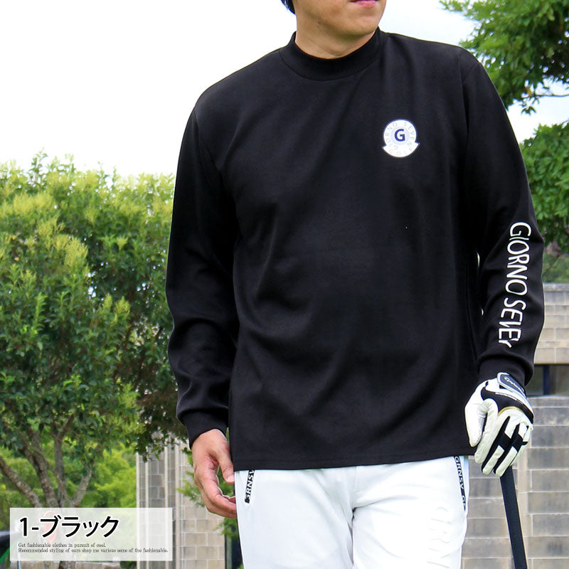 GIORNO SEVEN ジョルノセブン ゴルフウェア メンズ モックネックシャツ