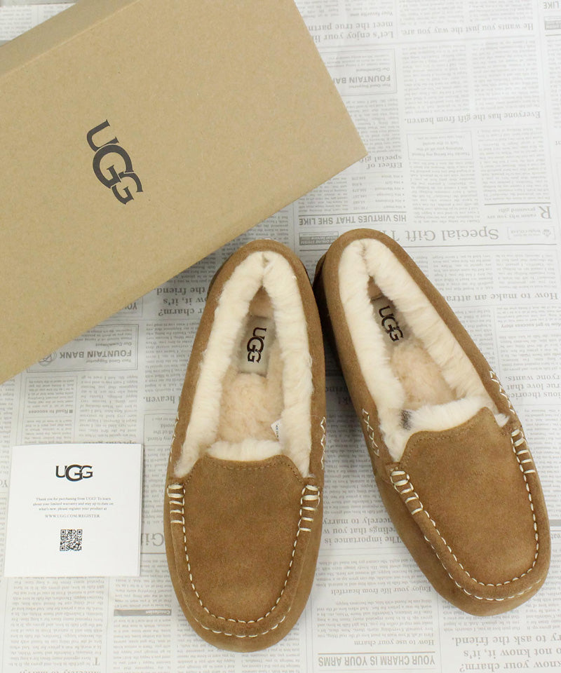 UGG アグ アンスレー スウェード スリッポン ドライビングシューズ W