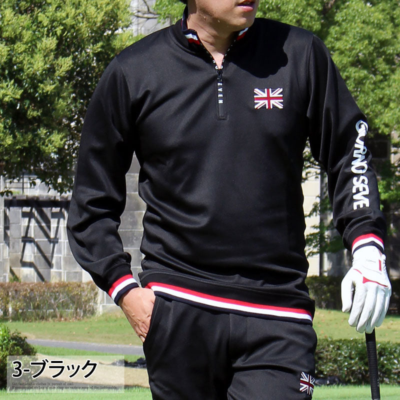 GIORNO SEVEN ジョルノセブン ハーフジップ トレーナー ゴルフウェア