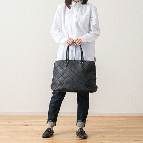 TRION トライオン トートバッグ PANEL ボストントート（シボ革