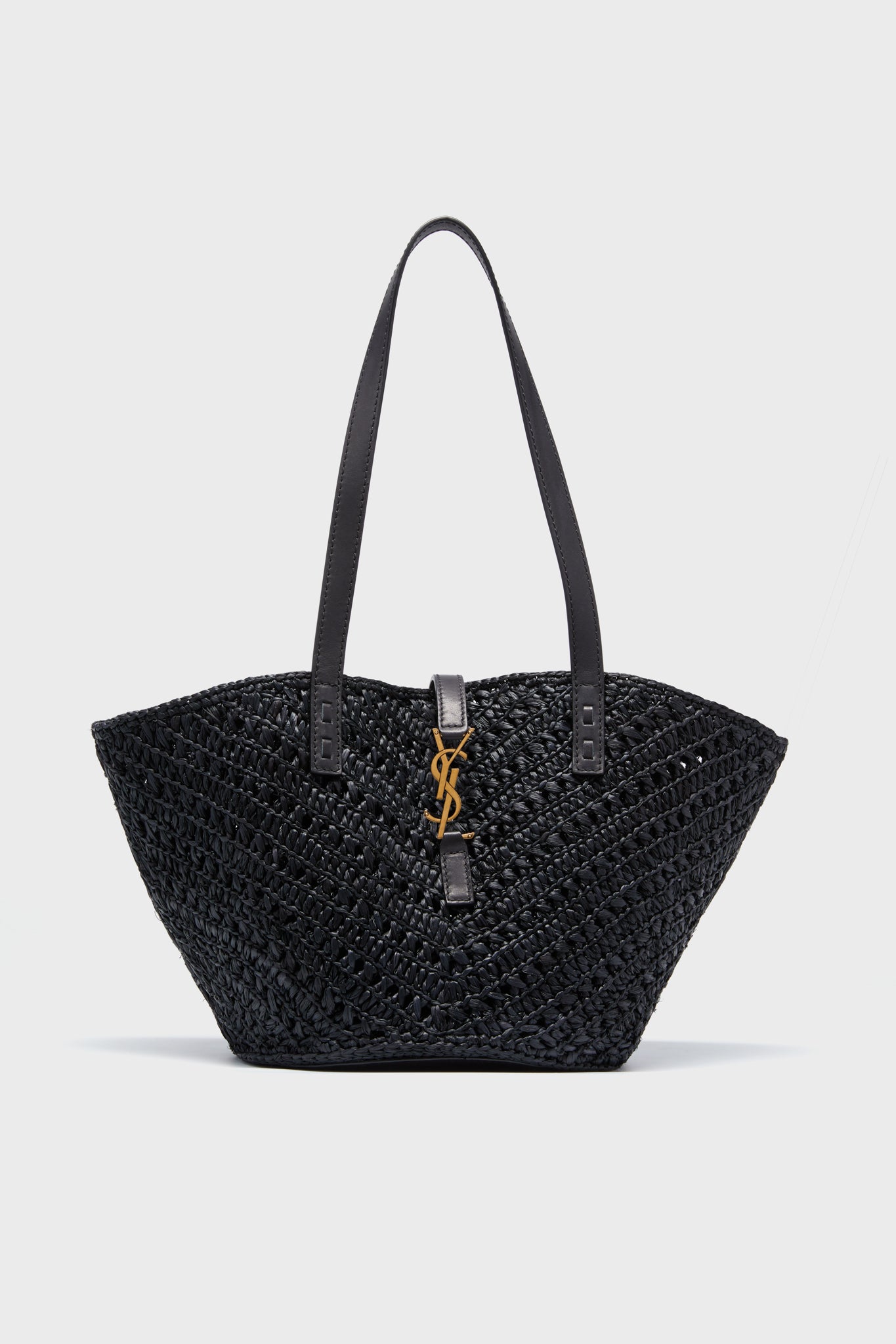 Saint Laurent Black Small Panier Tote Bag | Tuckernuck Archive