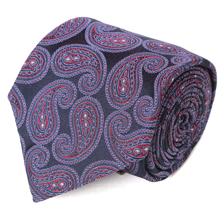 楽天市場】エトロ ネクタイ ETRO メンズ シルク100％ ペイズリー柄