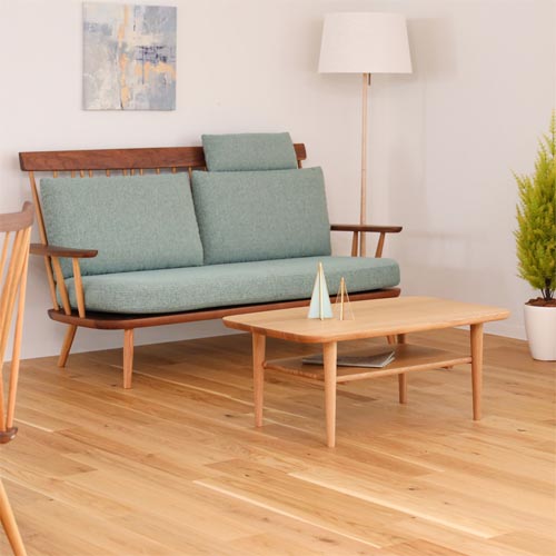 楽天市場】飛騨家具 HIDA 飛騨産業 侭 リビング トノー型天板 国産家具