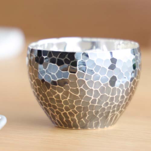 楽天市場】東京銀器 森銀器製作所 純銀 ぐいのみ 並型 槌目 伝統工芸品