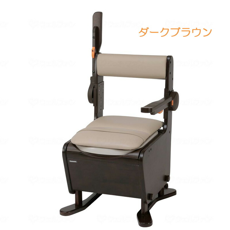 楽天市場】ポータブルトイレ 家具調トイレ 跳ね上げ 高さ調節可 簡単