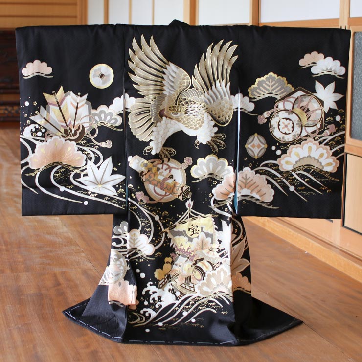 楽天市場】＼スーパーSALE開催中!／[正絹] お宮参り 男の子 初着 産着