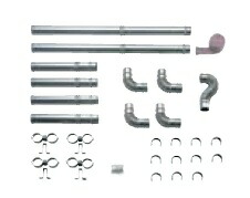 楽天市場】長府/サンポット FF暖房機・給排気管延長セット ステンレス