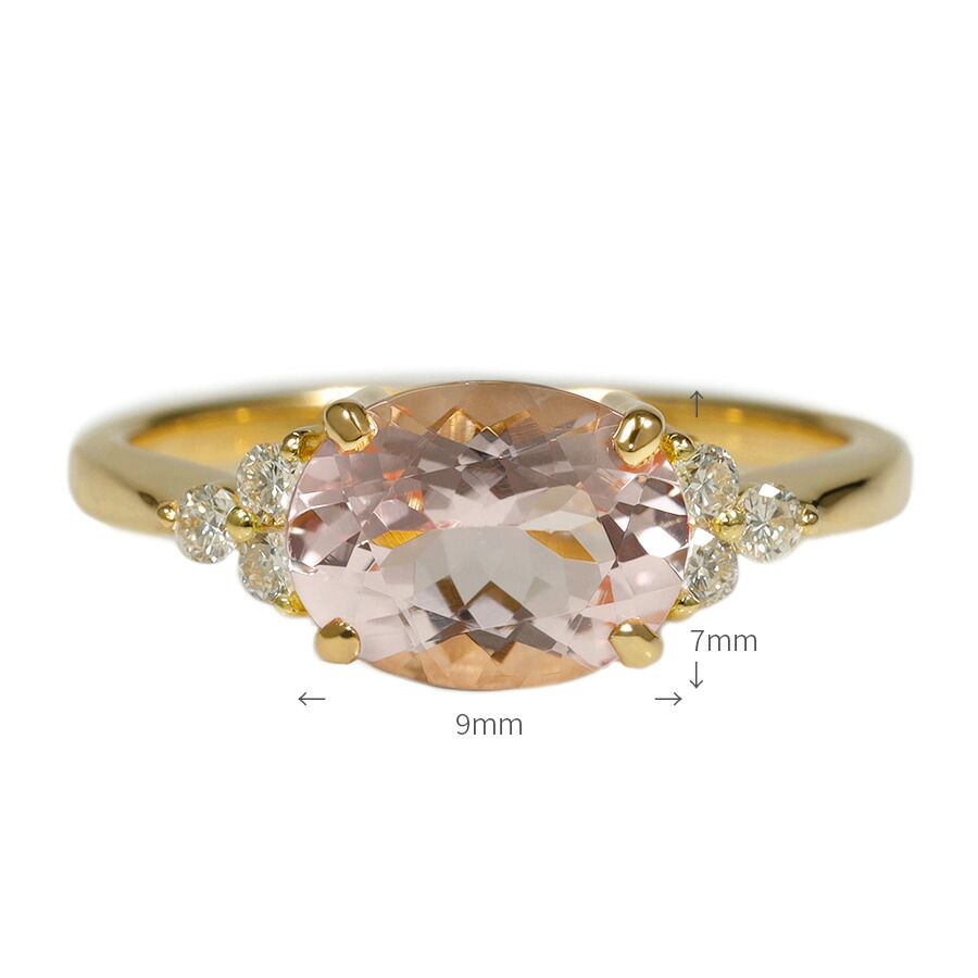 楽天市場】【SS限定 10％OFF！】 モルガナイト リング 1.5カラット