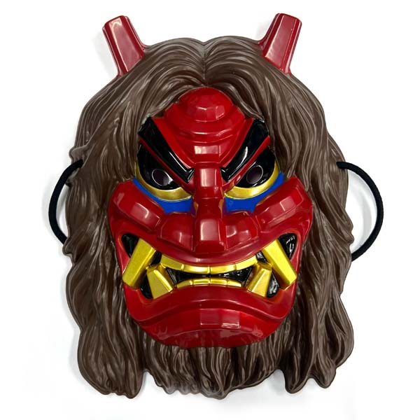 楽天市場】なまはげのお面 赤 プラ面 オニ 鬼面 節分 : MARUSOU