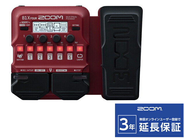 楽天市場】zoom ／ b3 ベース マルチエフェクターの通販