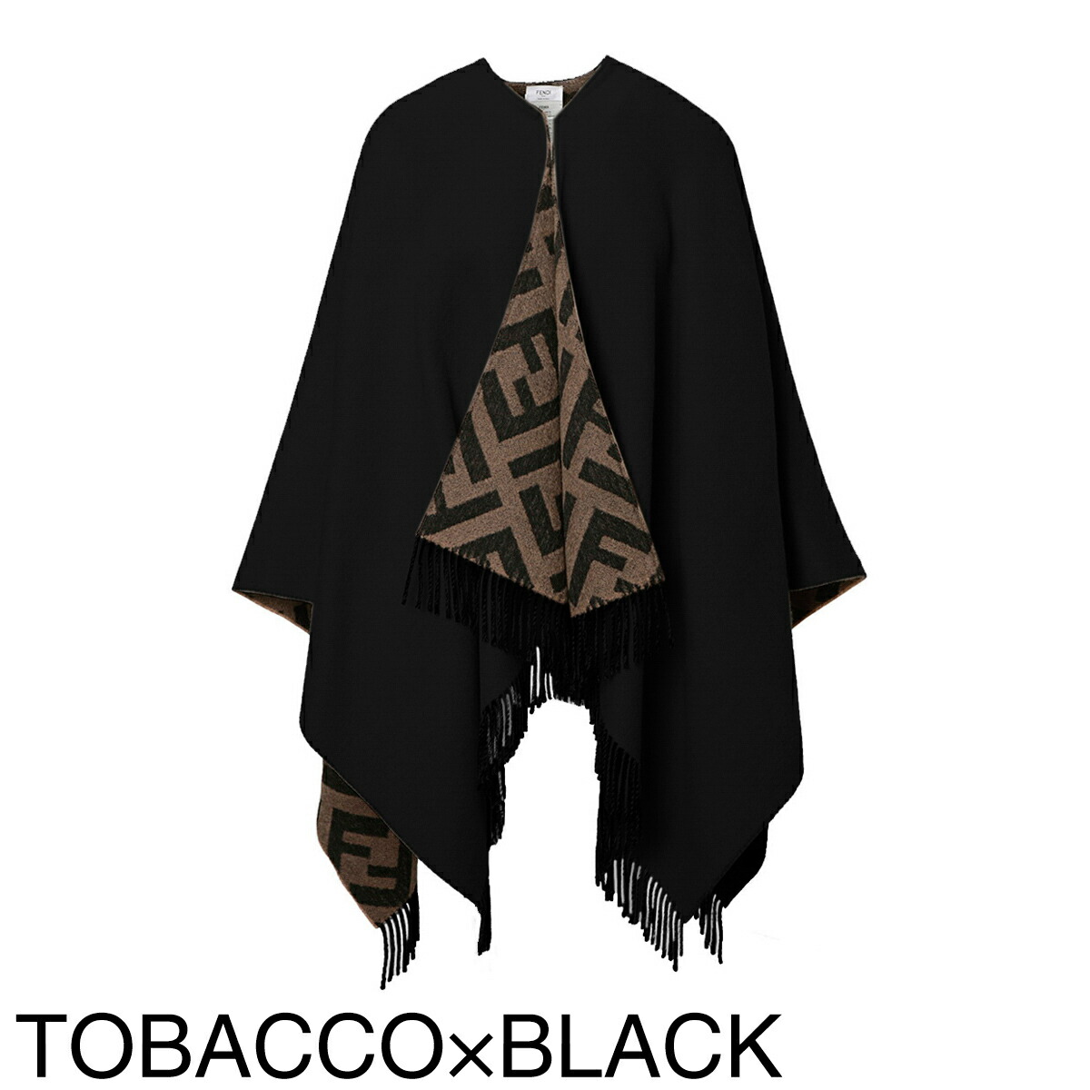 楽天市場】フェンディ FENDI ケープ ポンチョ レディース fxx715 aeow