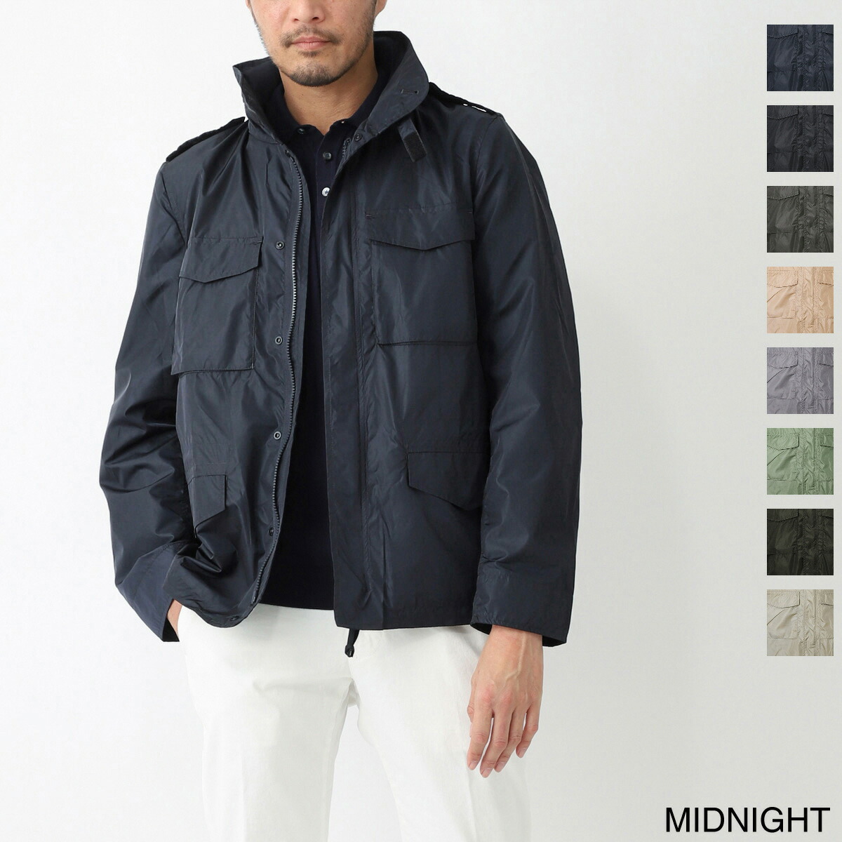 楽天市場】アスペジ ASPESI フィールドジャケット パッカブルナイロン