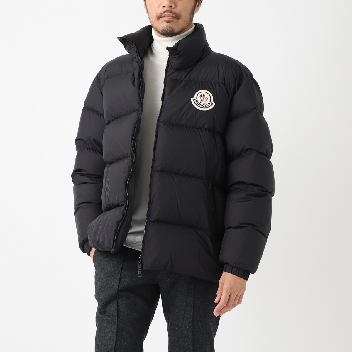 楽天市場】モンクレール MONCLER ダウンジャケット ブラック メンズ