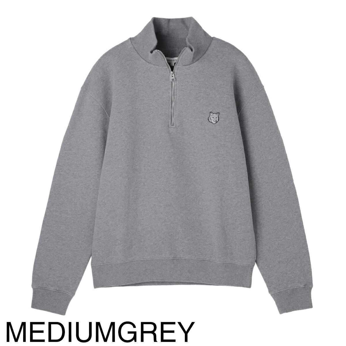 楽天市場】メゾンキツネ MAISON KITSUNE ハーフジップ スウェット