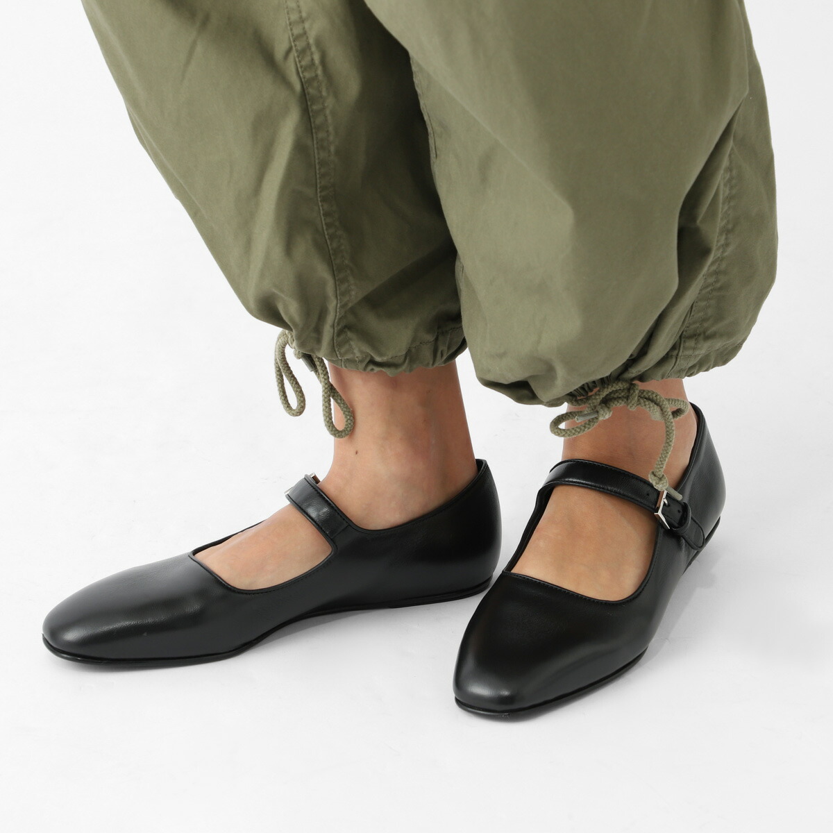 楽天市場】ザ ロウ THE ROW バレエシューズ メリージェーン ブラック