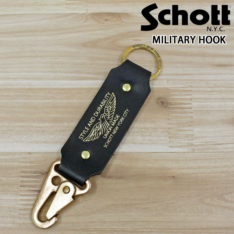 楽天市場】送料無料 Schott ショット MILITARY HOOK ミリタリー フック