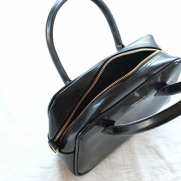 楽天市場】CLASKA DO クラスカ ミニボストンバッグ BANK ブラック 日本