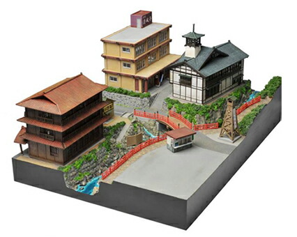 楽天市場】温泉街セット【トミーテック 253143】「鉄道模型 Nゲージ