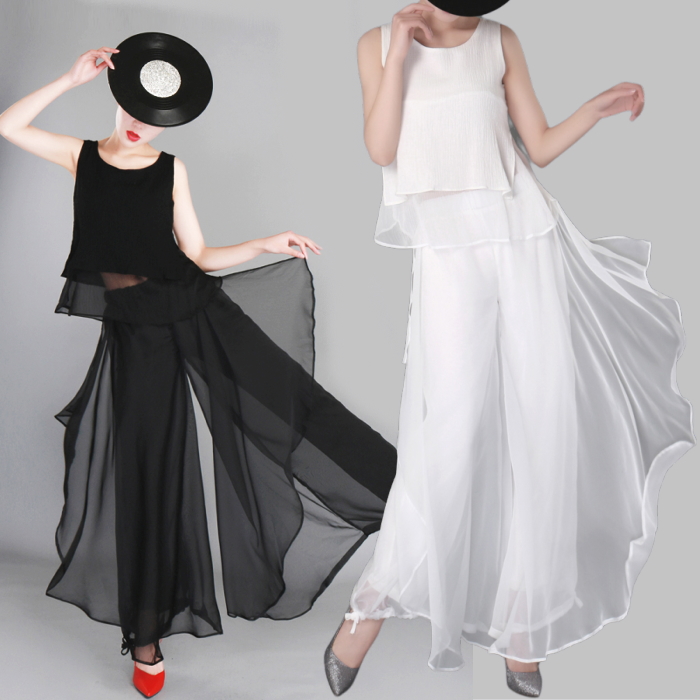 楽天市場】ダンス パンツ フレアパンツ スカーチョ ワイドパンツ