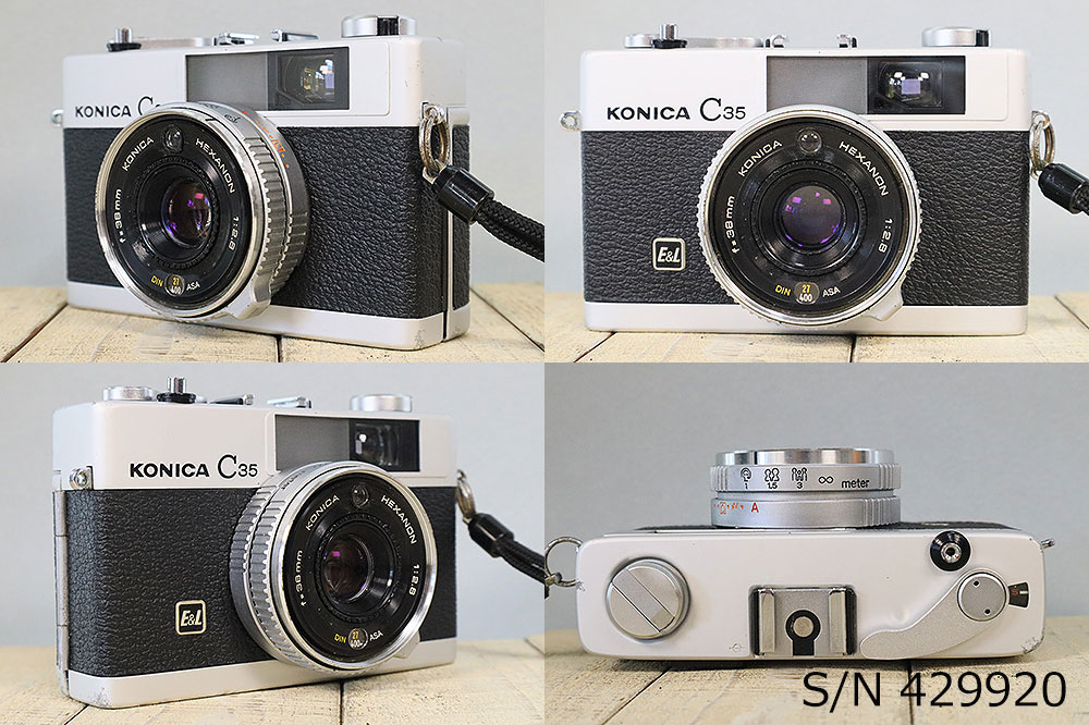 楽天市場】【整備済】【保証付 】 コニカ KONICA C35 E&L S/N 429920