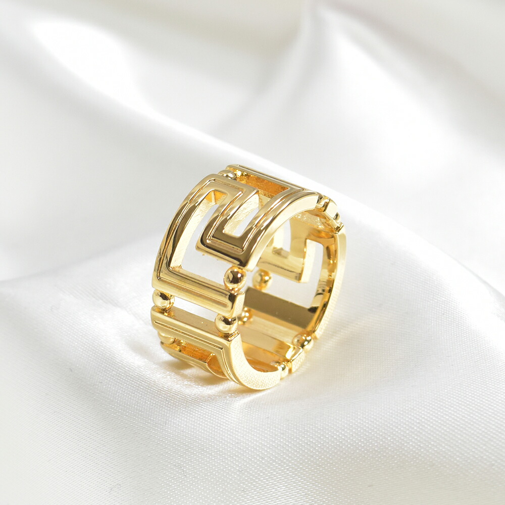 楽天市場】ヴェルサーチ リング 指輪 メンズ VERSACE シルバー