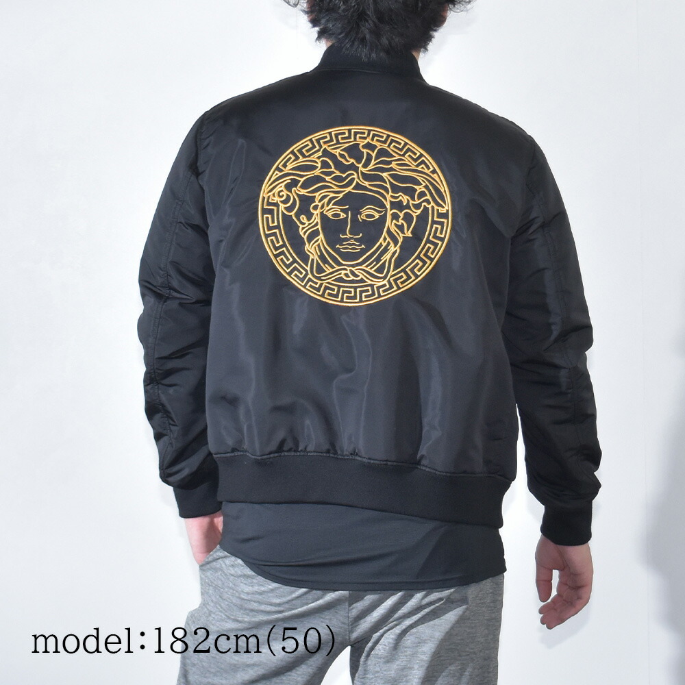 楽天市場】ヴェルサーチ ブルゾン アウター ロゴ メデューサ 長袖