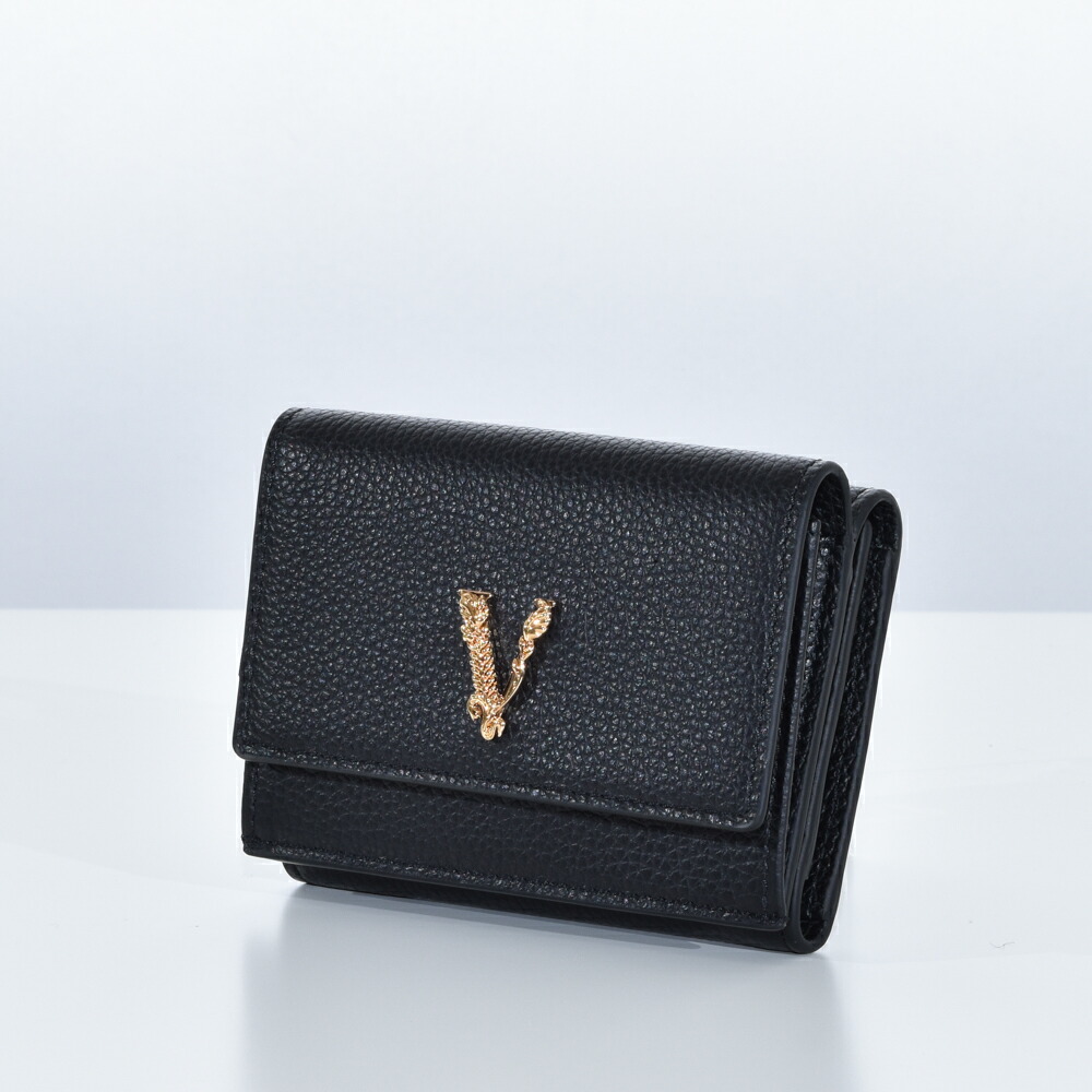 楽天市場】ヴェルサーチ 財布 メンズ レディース 三つ折 本革 グレイン