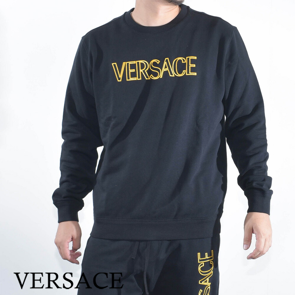 楽天市場】ヴェルサーチ トレーナー トップス スウェット 刺繍 ロゴ 中