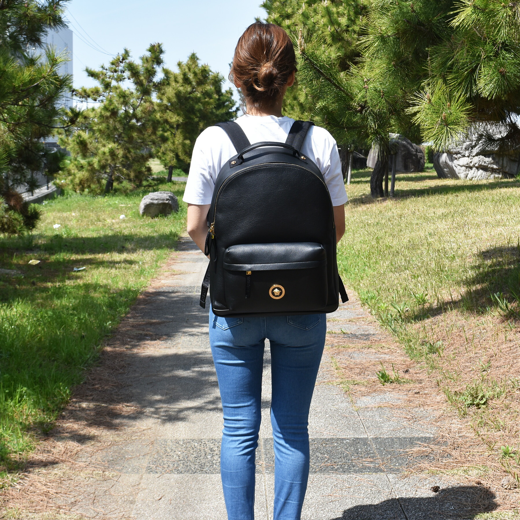 楽天市場】VERSACE バックパック メデューサ カーフレザー レディース