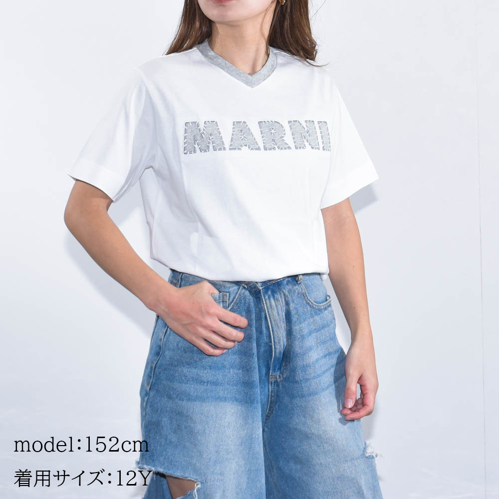 楽天市場】マルニ Tシャツ キッズ ロゴ 大人もOK レディース MARNI