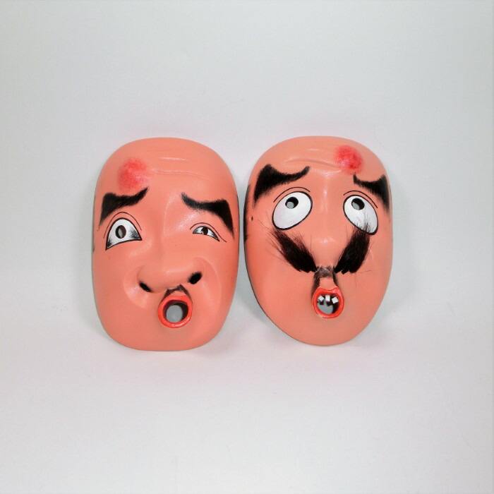 楽天市場】【訳あり】【舞面】お面 ひょっとこ 木製 小さめサイズ 神楽