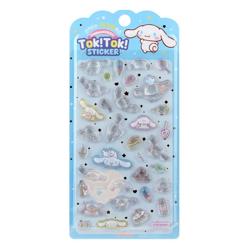 楽天市場】サンリオ 韓国限定 正規品 立体シール 3DシールTokTok