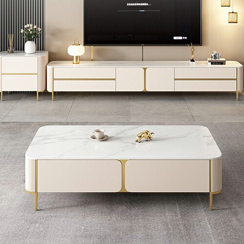 楽天市場】センターテーブル 大理石 引出し リビングテーブル おしゃれ
