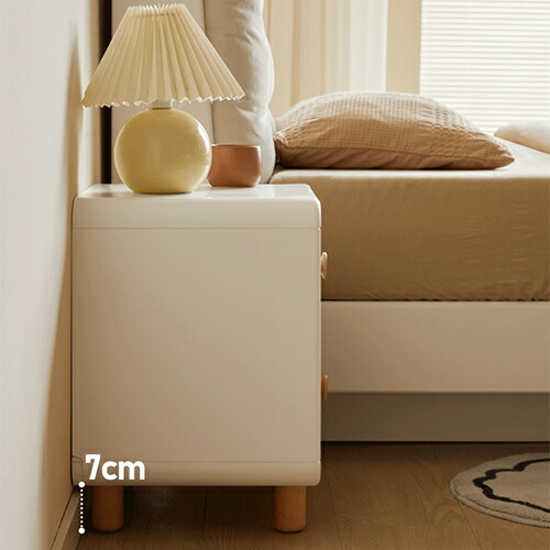 楽天市場】サイドテーブル 引き出し2段 木製 チェスト 収納 ナイト