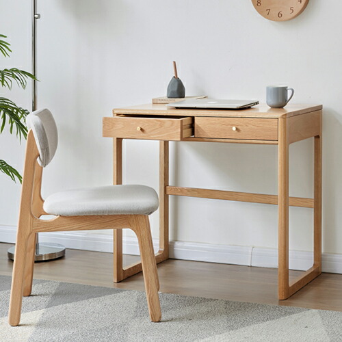 楽天市場】デスク 収納 パソコンデスク 省スペース 幅60 木製 引き出し