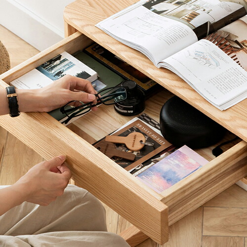 楽天市場】デスク 収納 パソコンデスク 省スペース 幅60 木製 引き出し