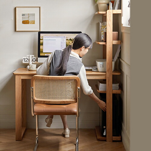 楽天市場】デスク 書斎デスク 幅102cm 幅122cm パソコンデスク 書斎机