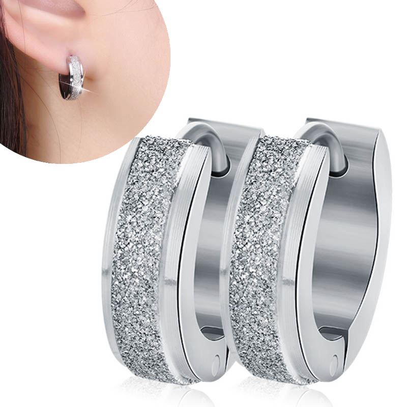 楽天市場】カイザーフープピアス 1個販売 ラメ キラキラ シルバー 銀色