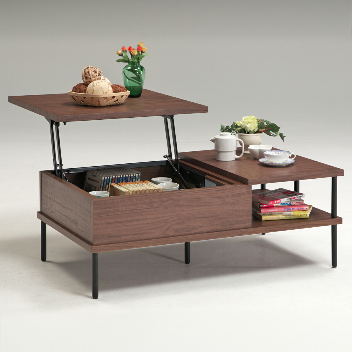 楽天市場】アイセル 昇降式センターテーブル W1000 D600 H380 昇降