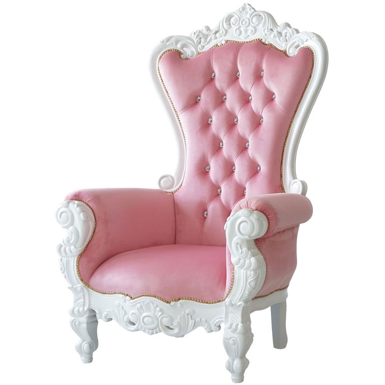 楽天市場】女王様の椅子 プリンセスチェア クィーンチェア : もみじや家具