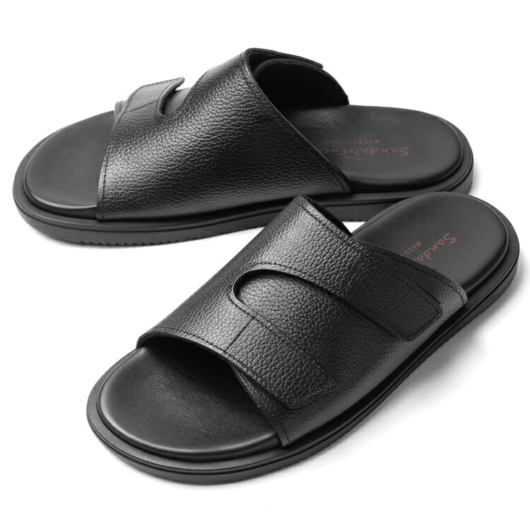 楽天市場】【返品不可】サンダルスファクトリー レザーサンダル シボ革