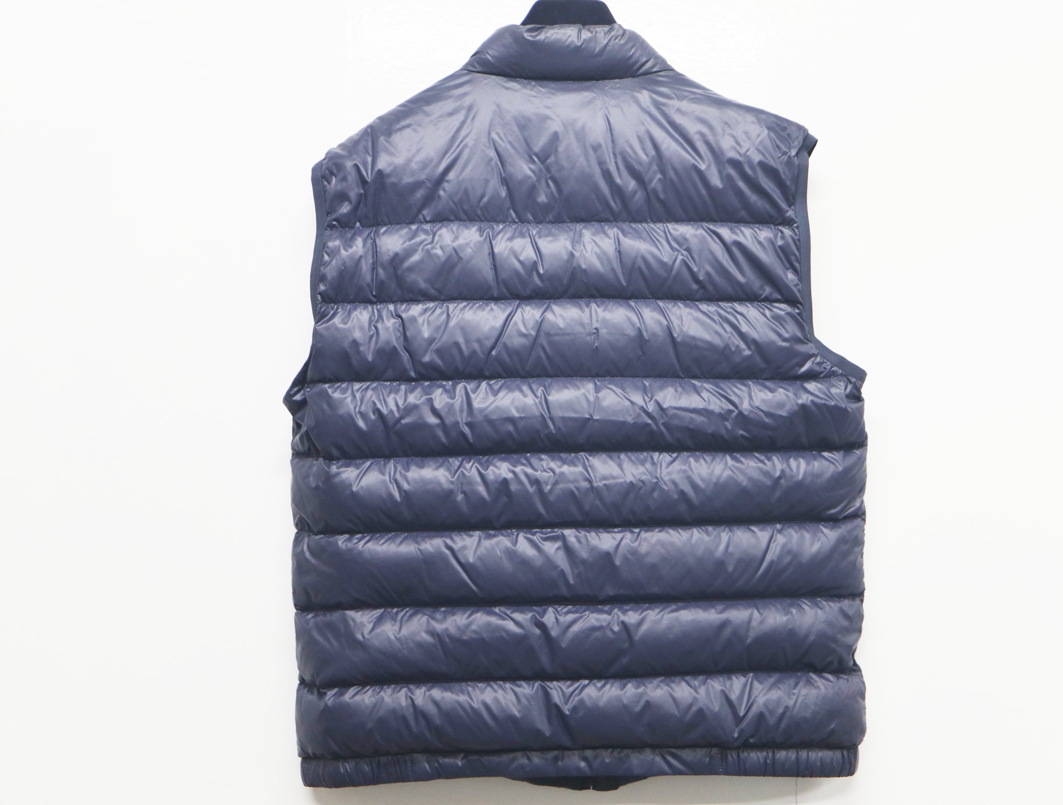 楽天市場】プラダ PRADA 17年製 SGA482 ダウンベスト ネイビー 三角