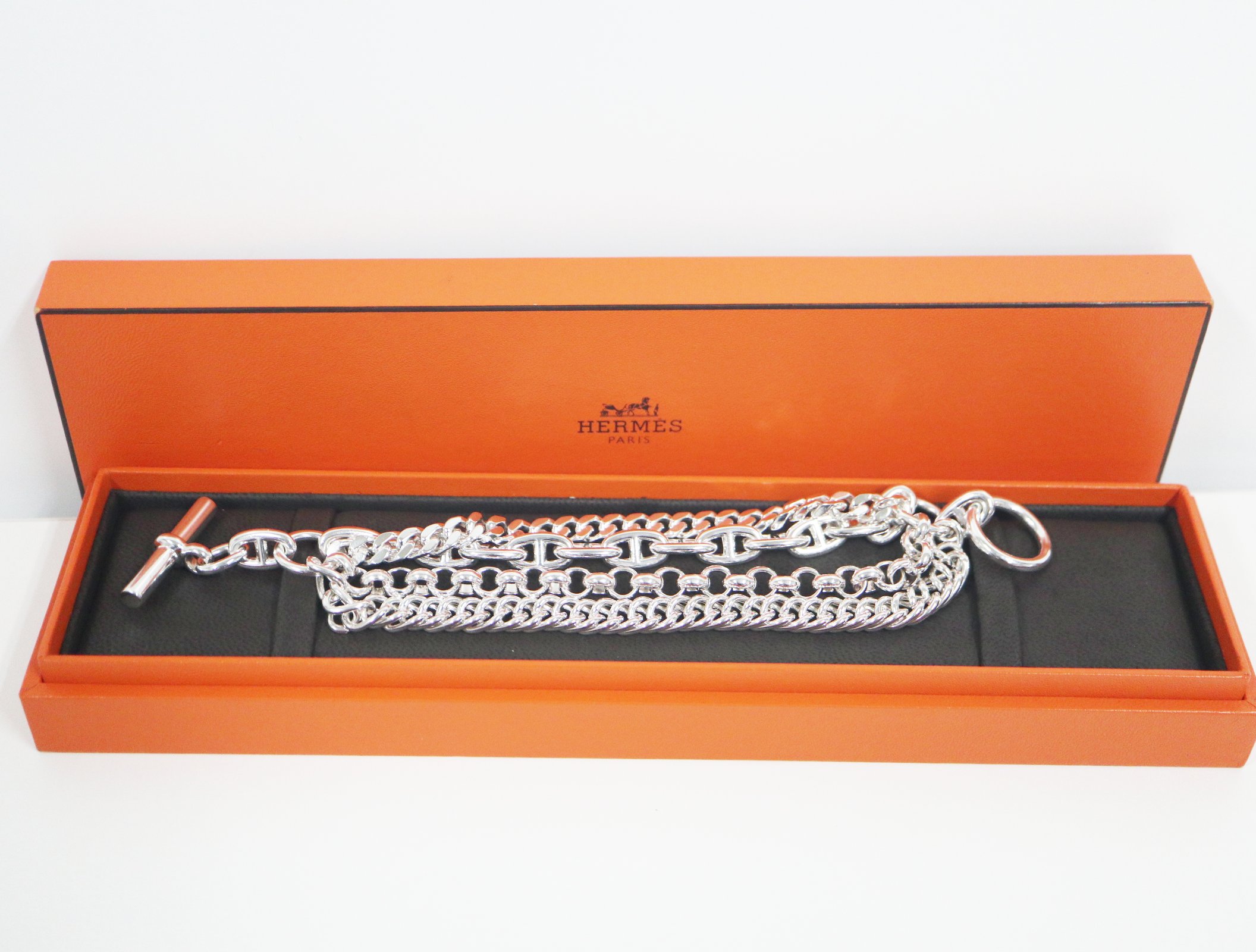 楽天市場】エルメス HERMES エトセトラ4 シルバー チェーン