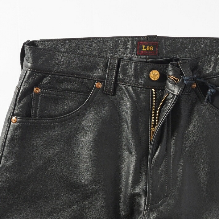 楽天市場】【P10倍 期間限定】LEE リー レザーパンツ 本革 ストレート