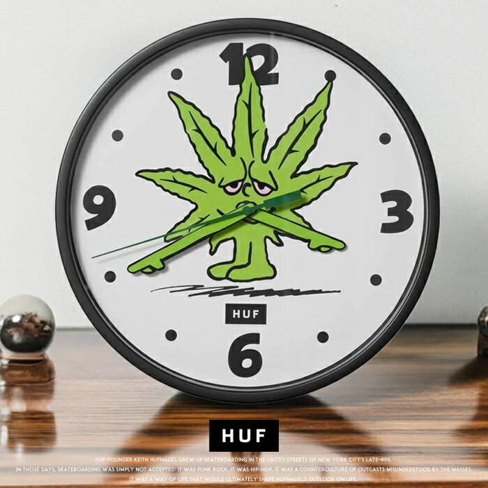 楽天市場】-HUF ハフ 壁掛け時計 WALL CLOCK インテリア おしゃれ