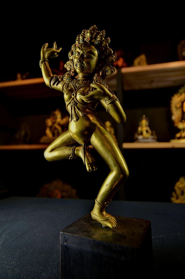 楽天市場】ダーキニー(荼吉尼天)銅造鍍金彫金仕上げ : 仏像仏画