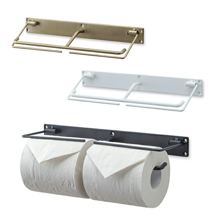 楽天市場】【安心サポート付】トイレットペーパーホルダー（ダブル